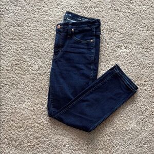 J. Crew Women's Straight Leg Jeans - Dark Blue